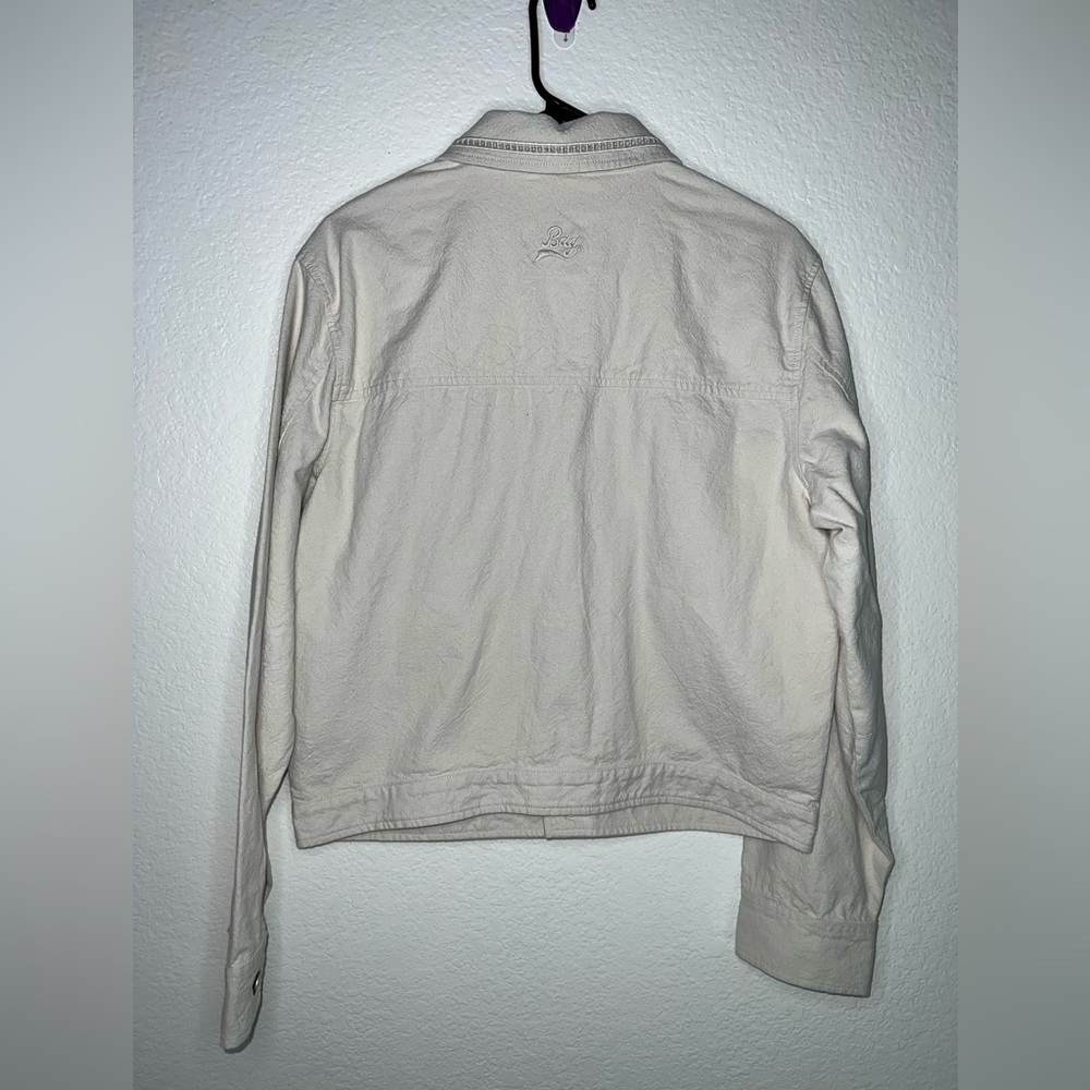 BDG Cropped Canvas Trucker Jacket - Picture 8 of 12
